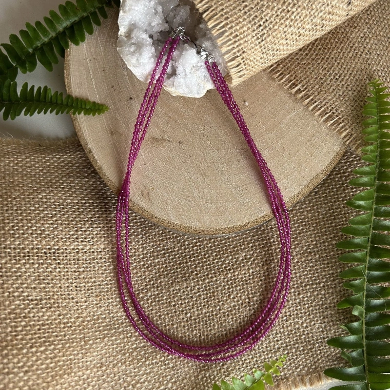 collana Elisa - Rubellite 